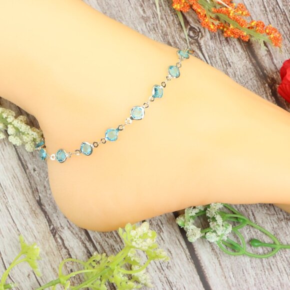 "Dainty Anklet for Women – Elegant Everyday Jewelry & Perfect Gift | MLCRC1634 - Picture 9 of 10
